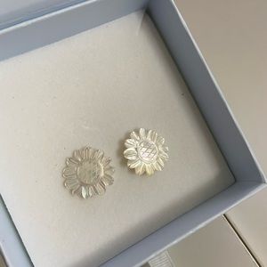 NIB Nicola Bathie mother of pearl studs